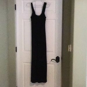 Karen Kane long black knit dress